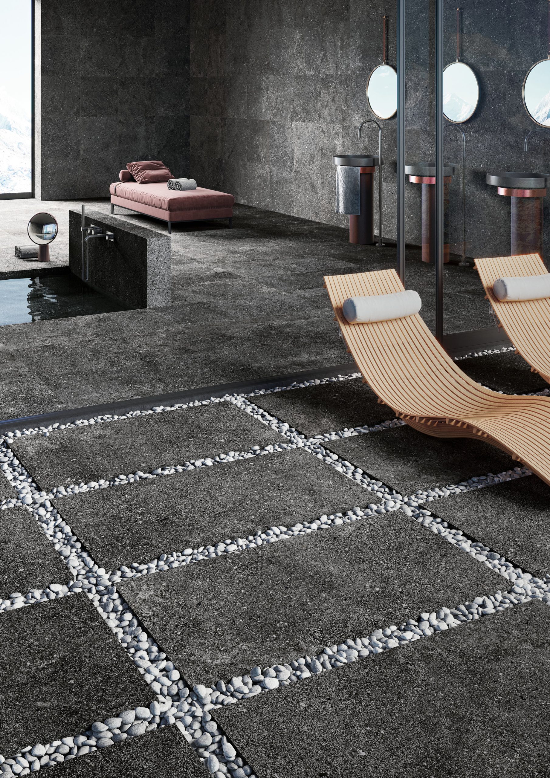 Ariostea ASTRA STORM в интерьере Ariostea ASTRA STORM в интерьере