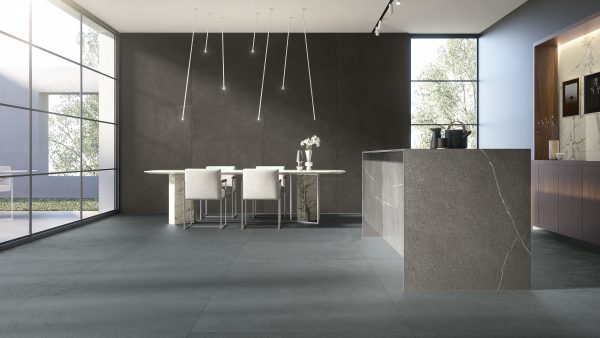 Ariostea STEEL BLUE в интерьере