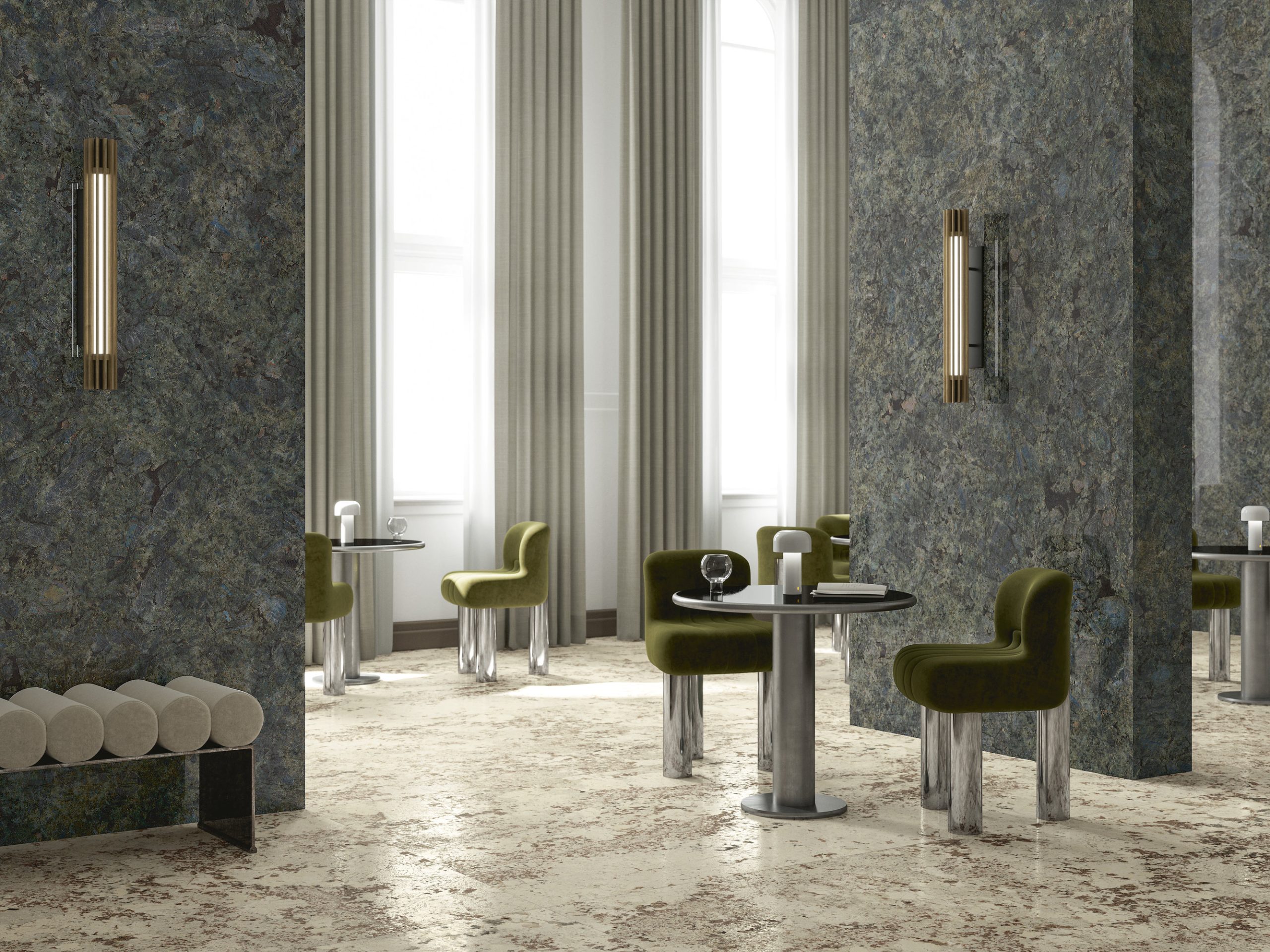 Ariostea ALASKA WHITE в интерьере Ariostea ALASKA WHITE в интерьере