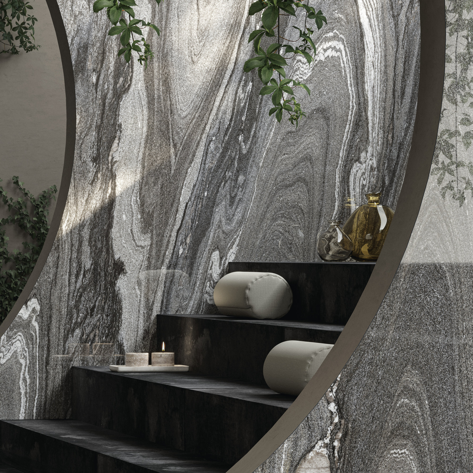 Ariostea SILVER WAVE в интерьере Ariostea SILVER WAVE в интерьере
