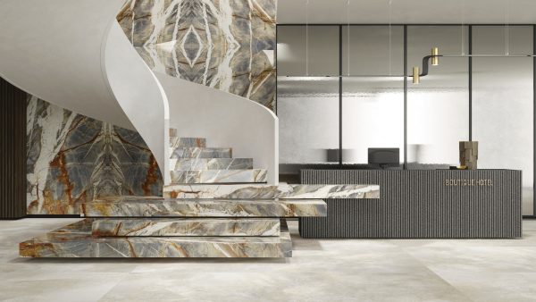 Ariostea BLUE TEMPEST в интерьере