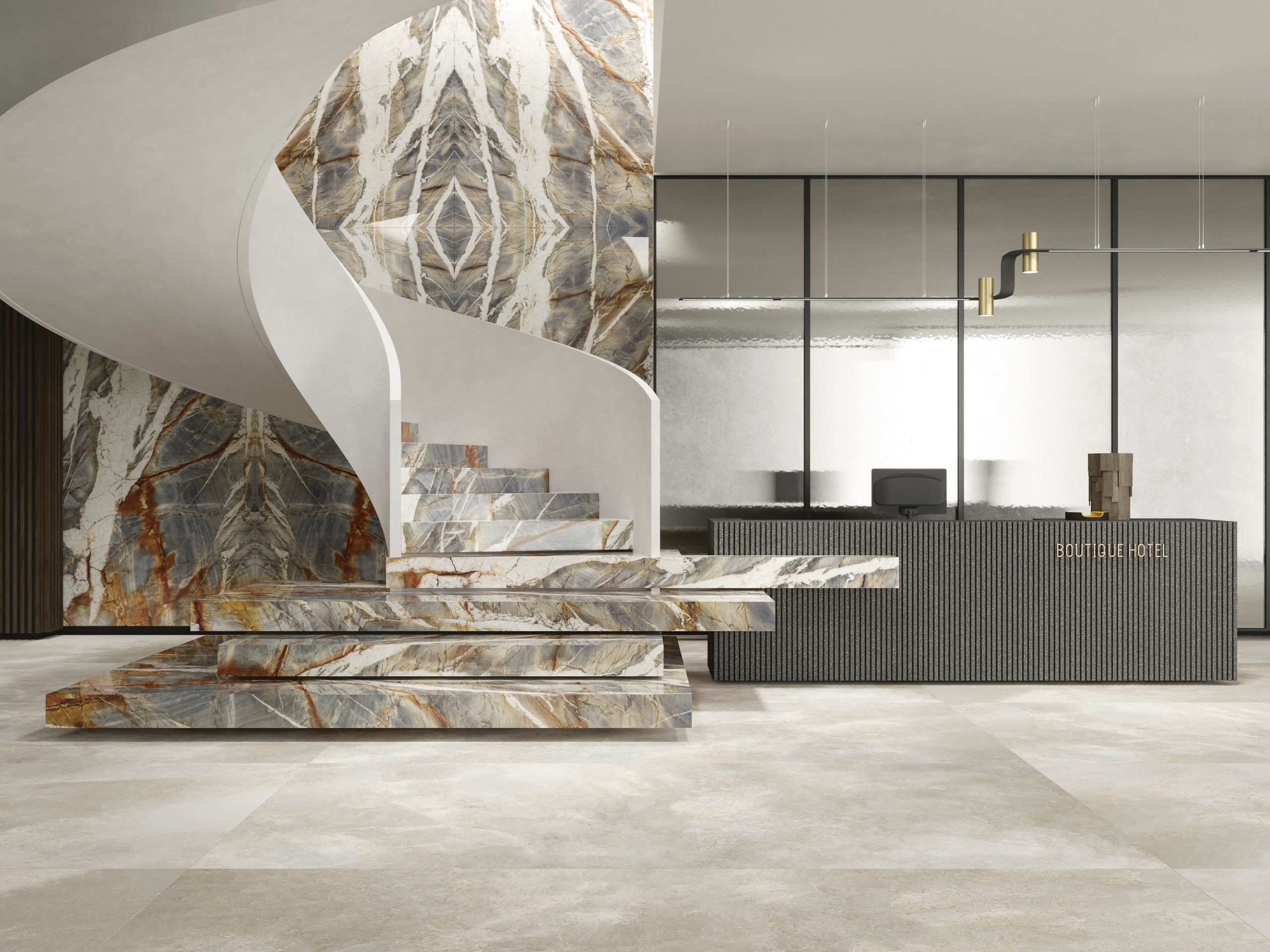 Ariostea BLUE TEMPEST в интерьере Ariostea BLUE TEMPEST в интерьере