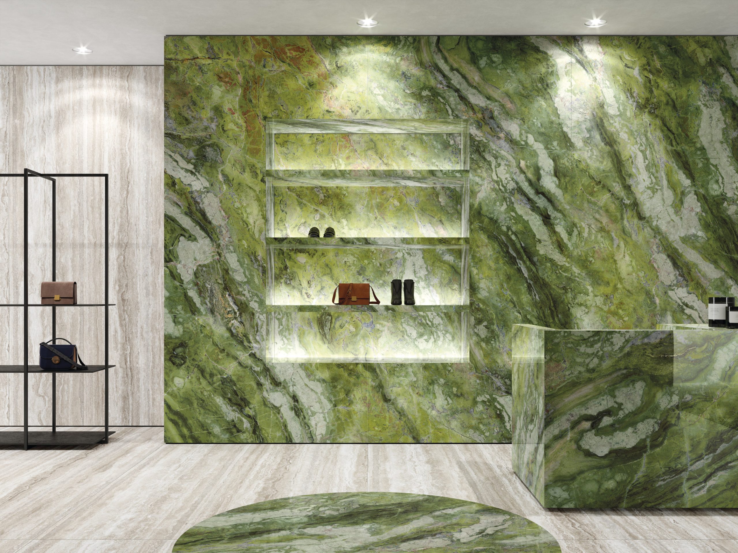 Ariostea BRILLIANT GREEN в интерьере Ariostea BRILLIANT GREEN в интерьере