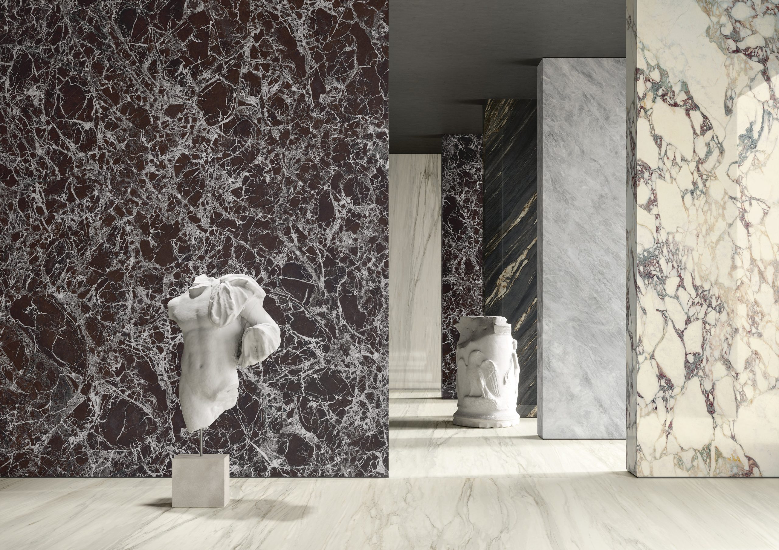 Ariostea ROSSO IMPERIALE в интерьере Ariostea ROSSO IMPERIALE в интерьере