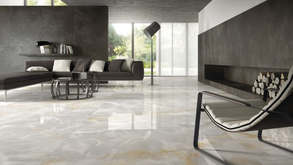 Ariostea ONICE GRIGIO в интерьере